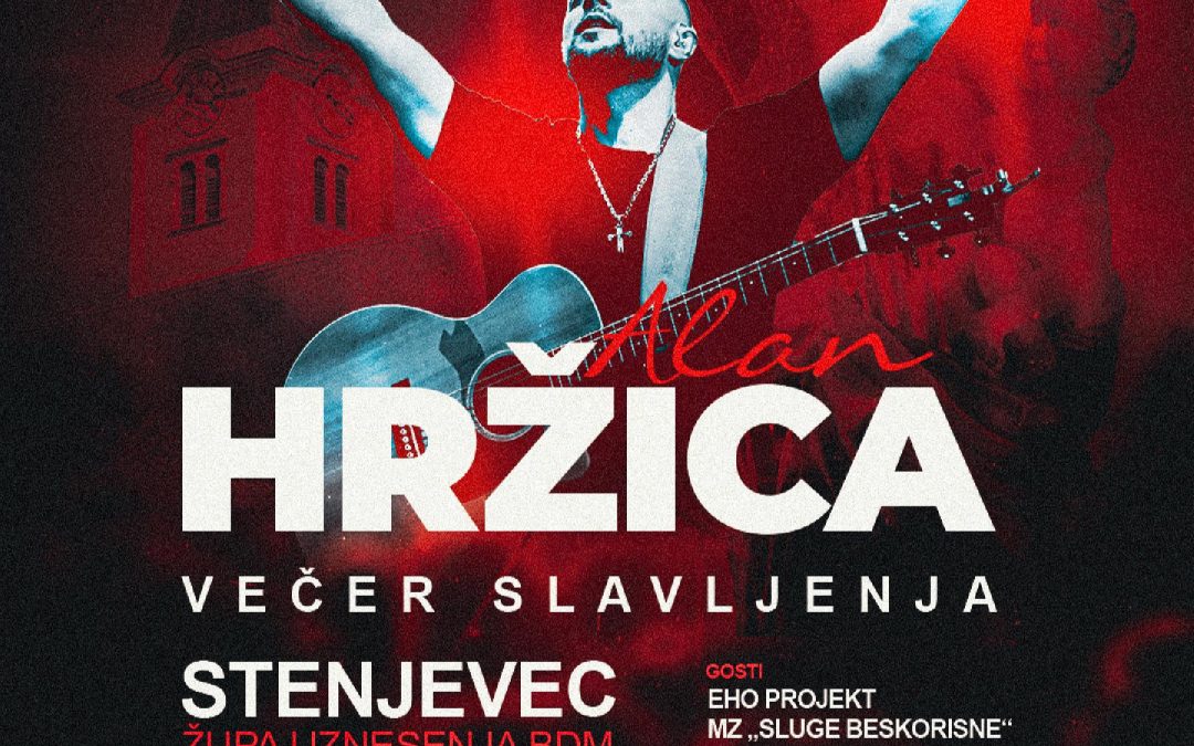 Pozivnica za koncert Alana Hržice u spomen na Anamariju Carević