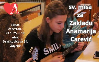 Danas! – sv. misa za Zakladu u 19 sati